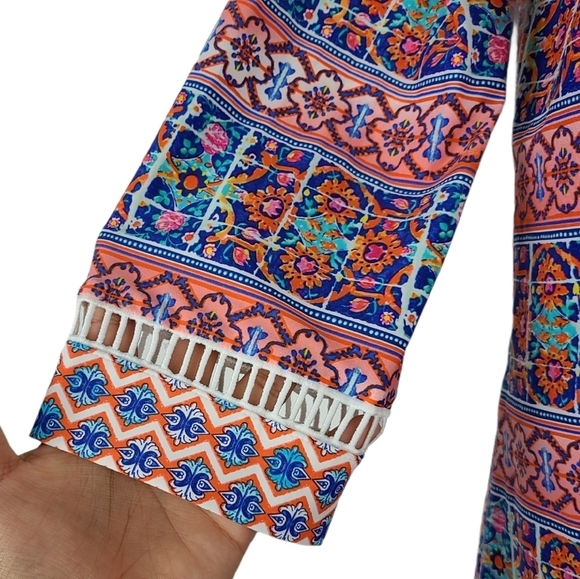 La Blanca Multicolored Tunic Cover Up‎ - Picture 3 of 5